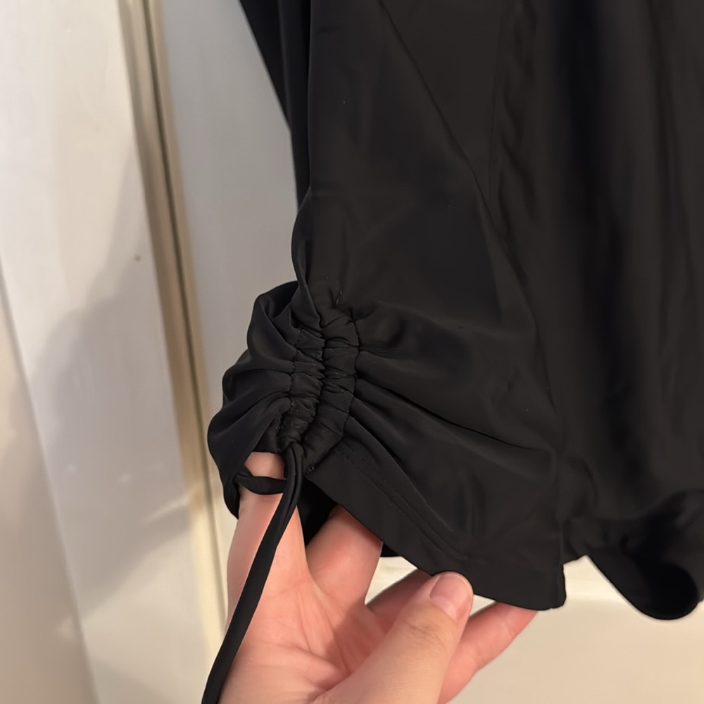 Women's Black Long Sleeve Swim bodysuit - Picture 2 of 5